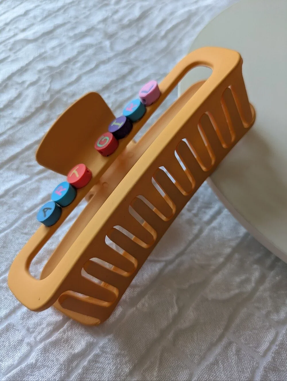 Art Girl Hair Clip Claw Style Handcrafted | NWT